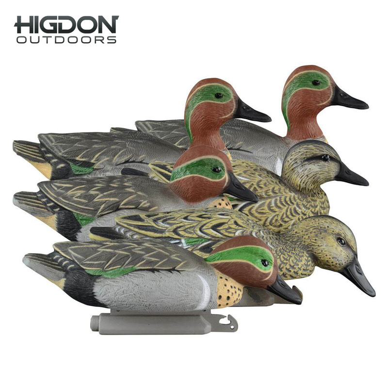 Image of Higdon Standard Green Wing Teal Foam-Filled (Pk/6)