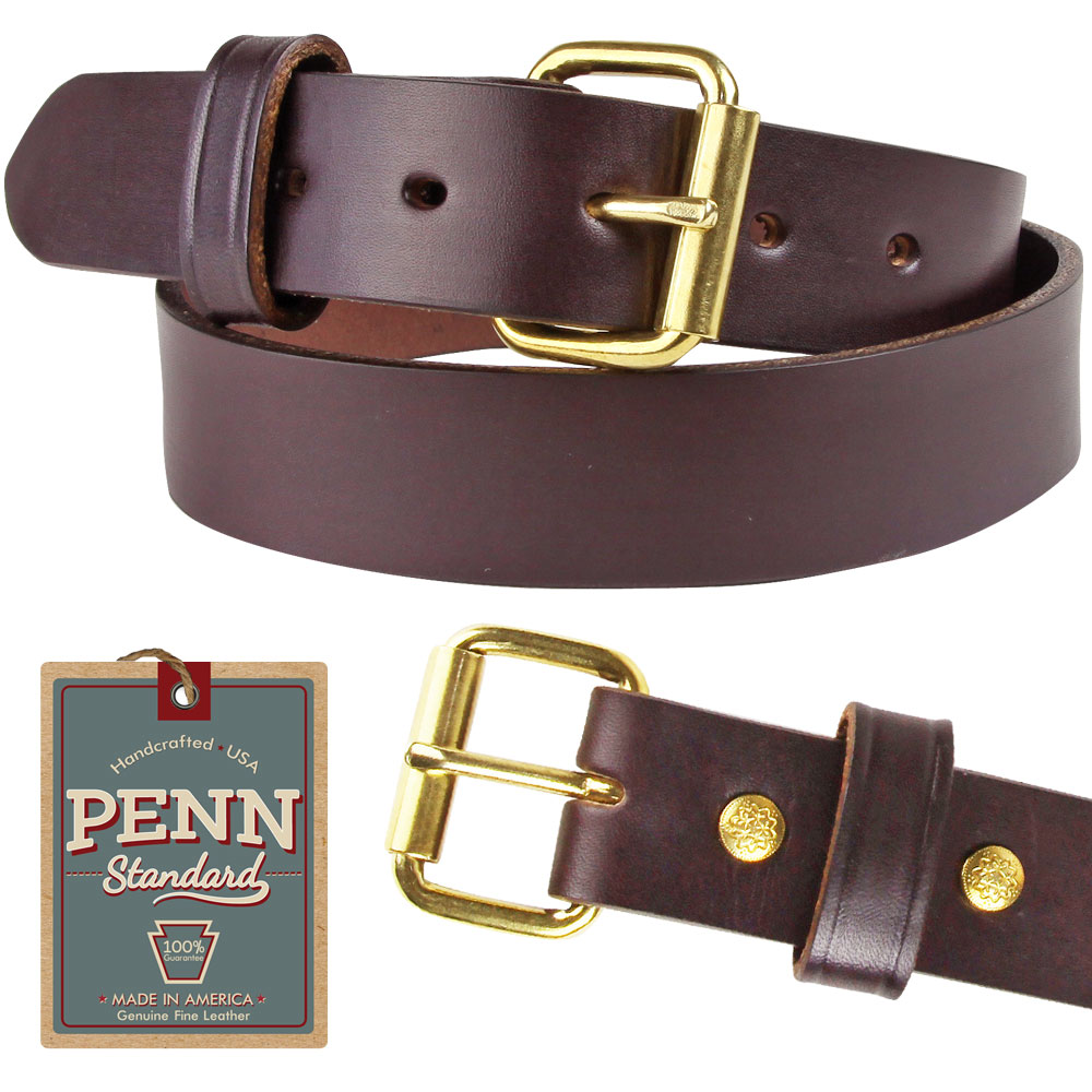 Image of Penn Std Belt The Deputy-1.25" Brown (48:Fits 44)