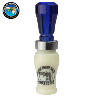 Buck Gardner* Spitfire Duck Call- Ivory/Blue Translucent