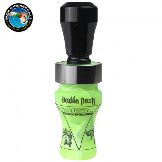 Buck Gardner* Dbl Nasty 3 Acrylic/Poly Duck Call-Chatrs/Blk