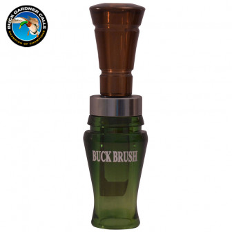 Buck Gardner Buck Brush 3 Duck Poly Call- Camo Green/Smoke