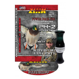 Zink PH-2 Polycarbonate Duck Call w/ DVD- Mallard Green