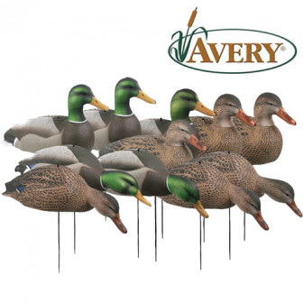 Avery GHG Over-Size Mallard Shells/Harv Decoys (Pk/12)