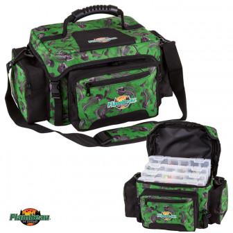 Flambeau 400GR X-Large Reaper Tackle Bag w/stows- Green Camo