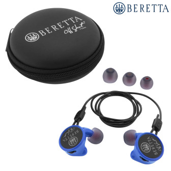 Beretta Mini Headset Comfort Plus Earplugs- Blue