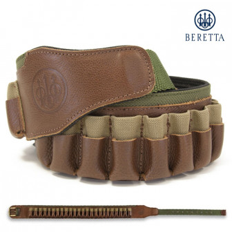 Beretta B1 Signature Shotshell Belt- Canvas/Leather