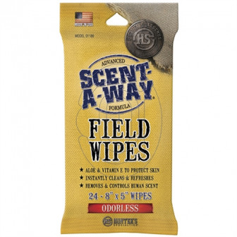Scent-A-Way Field Wipes 24pk