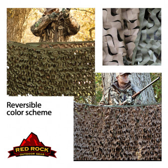 Red Rock Trophy Series FR Camouflage Netting (10' x 10')