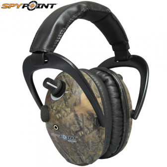 SpyPoint Electronic Ear Muffs w/2 Mics- Camo