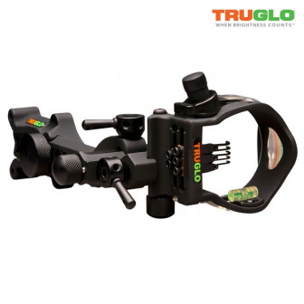 TruGlo Micro Brite 5 pin .029/.019/.10 Sight- Black