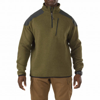 5.11 Tactical 1/4 Zip Sweater (M)- Field Green