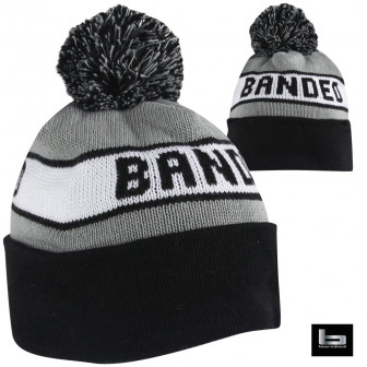 Banded Gear Knit Cap - Black/Gray