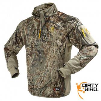 Browning* Dirty Bird (XL) 1/4 Zip Smoothbore Fleece MODB