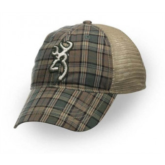 Browning Scott Mesh Back Cap- Tan/Green