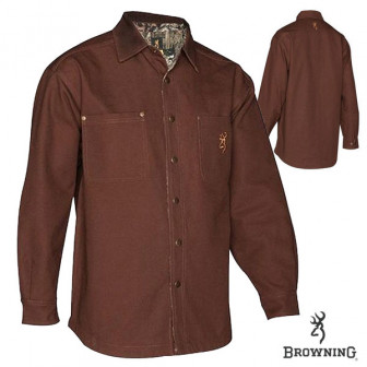 Browning Torque Shirt Jac (L)- Potting Soil/MOINF