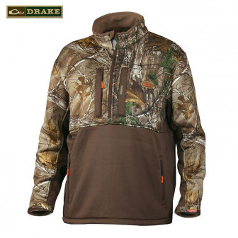 Drake Non-Typical Silencer Double Impact 1/4 Zip (XL)- RTX