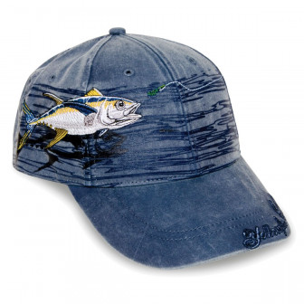 Flying Fisherman Yellowfin w/Lure Cap- Navy