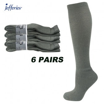 Jefferies Combat Socks 6-Pr (10-13)-Foliage