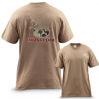 Mossy Oak Standing Proud T-Shirt (2X)- Brown Savanna