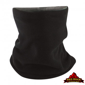 Red Rock Fleece Neck Gaiter- Black