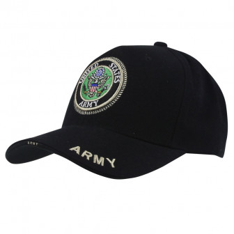 Rapid Dominance US Army Logo Cap- Black w/ Tan