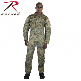 Rothco Army Combat Uniform Shirt (XL)- Woodland Dig.