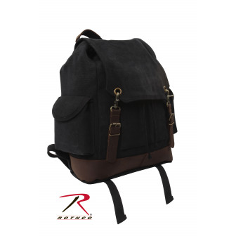 Rothco Vintage Expedition Rucksack, Black