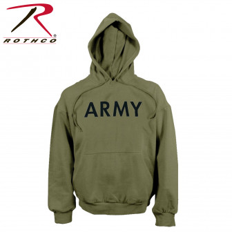 Rothco* Army PT Hoodie (S)- OD Green