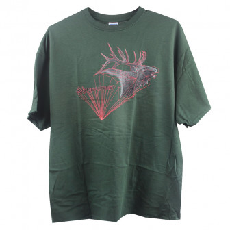 Realtree Outfitters Tactical Elk T-Shirt (XL)- Forest Green