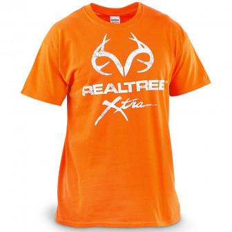 Realtree Xtra Vintage Logo T-Shirt (XL)- Orange