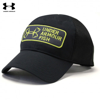 Under Armour CoolSwitch ArmourVent Patch Cap- Black