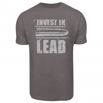 UC T-Shirt Invest in Lead - Charcoal