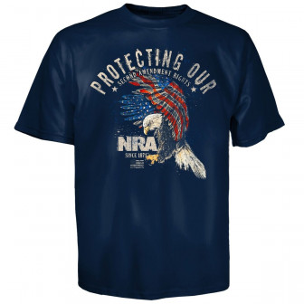NRA Protecting Eagle T-Shirt - Navy