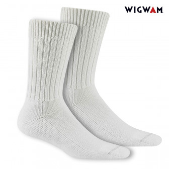 Wigwam Comfort Fit Socks (12-15) White 1-pr