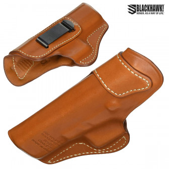 Blackhawk Leather ISP Holster w/Clip Sprg XDS 3.3" LEFTHAND- Brown