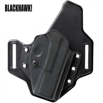 Blackhawk Kydex OWB Holster S&W M&P Cmpct 9/40 RH- Black