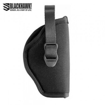 Blackhawk Nylon Hip Holster 9.5" Barrel LEFTHAND (11)- Black