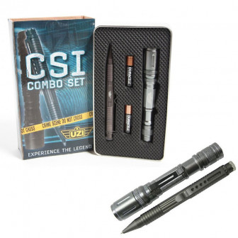 UZI CSI Pen & Light Combo Set
