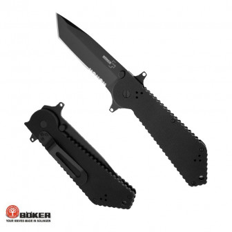 Boker Armed Forces Knife ComboEdg Tanto- Black
