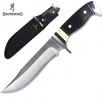 Browning 12" Bone/G10 Bowie Fixed Blade