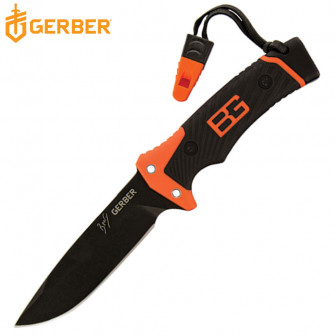 Gerber Bear Grylls Ultimate Pro Plain Blade Fixed- Orange