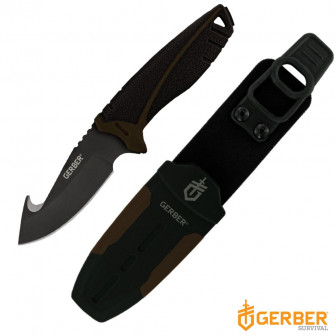 Gerber Myth Fixed Blade Pro w/Guthook- Black