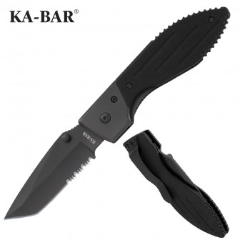 Ka-Bar Warthog II Tanto Folder- Black