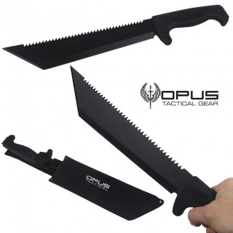 Opus Tactical Hellbound 15" Tanto Machete- Black