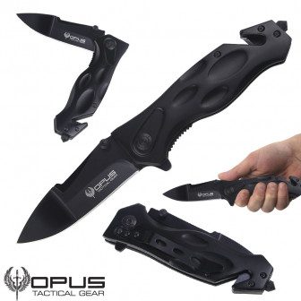 Opus Tactical Ethos Folder 8.25"- Drop Point Black