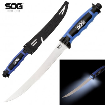 SOG BladeLight 7.5" Fillet- Blue