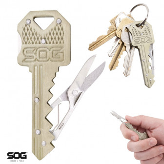 SOG Key Scissors - Brass