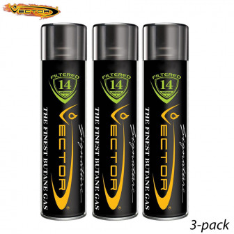 Vector Butane Cans 3-Pack 