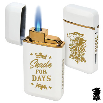 Undercrown Shade Single Flame Lighter- White
