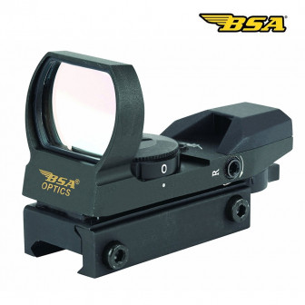 BSA Optics Panoramic Red/Green Illuminated Reflex Sight